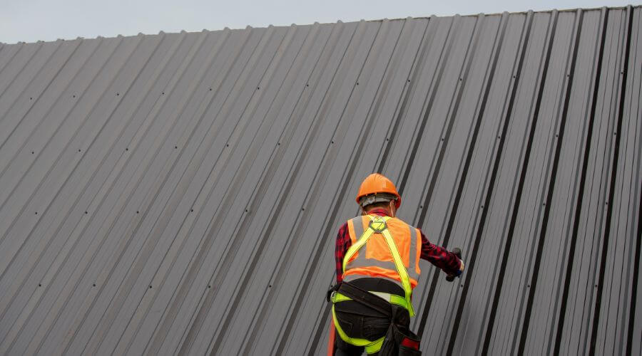 Professional metal roof installation in Mondovi, WI